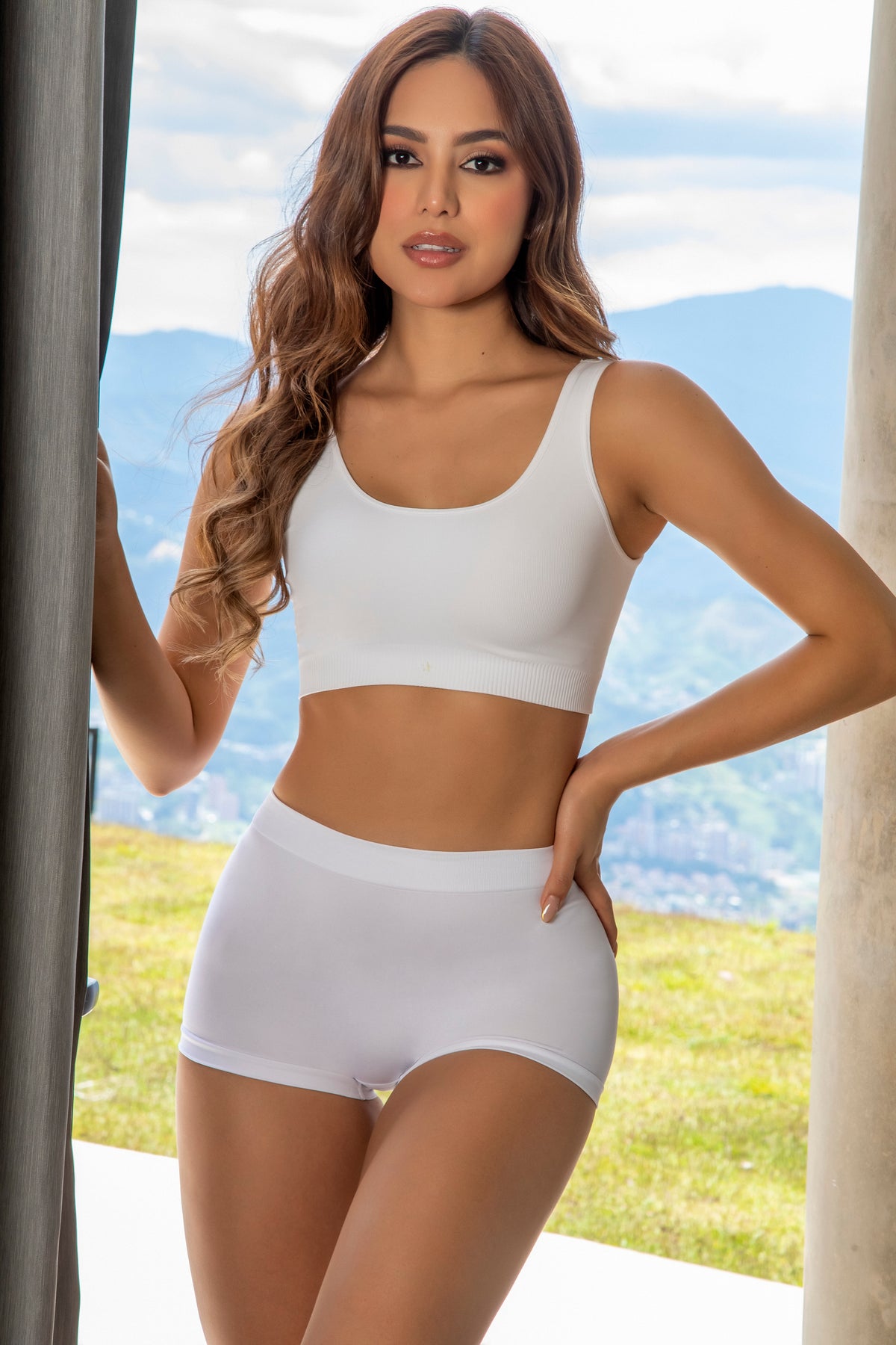 Top seamless acanalado